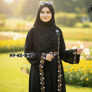 Home haniya koti embroidery borkha (full set)